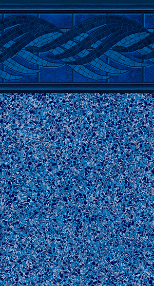 GLI 20 x 40 Rectangle / Oval / Grecian Ivy Indigo 20 Mil Inground Pool Liner